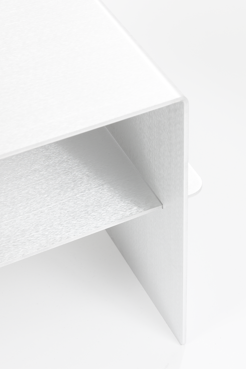 LURA_3 | Sofabord, 80 cm m. hylde