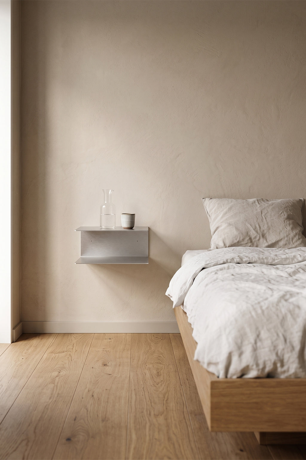 LURA_3 | Coffee table, 80 cm with shelf