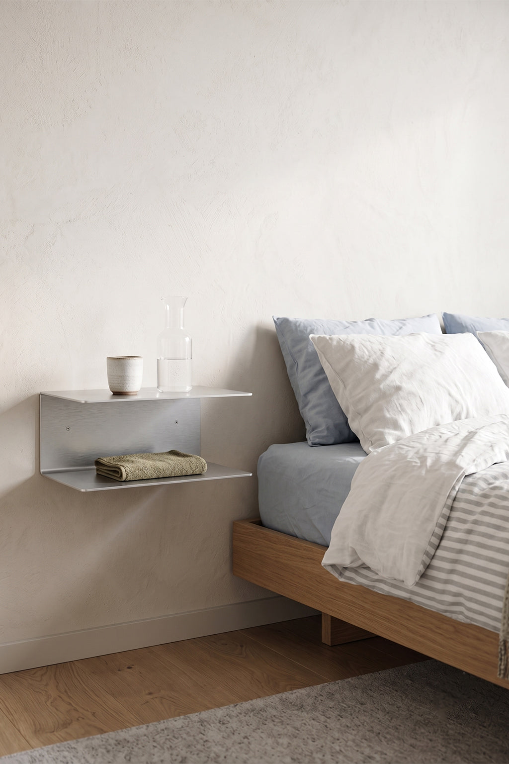 LURA_3 | Coffee table, 80 cm with shelf